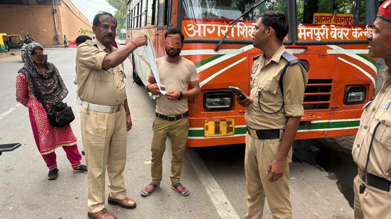 अवैध रूप से सवारी भरने वाली 49 रोडवेज बसों का चालान, 17 बसें सीज